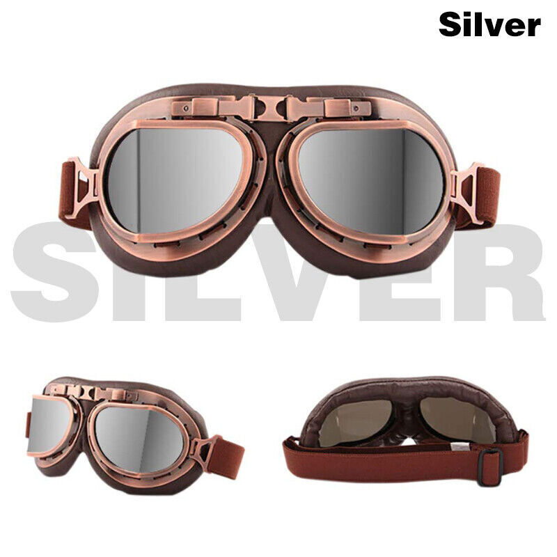 Retro Vintage Motorcycle Racing Goggles Motocross ATV Dirt Bike Off-road Eyewear