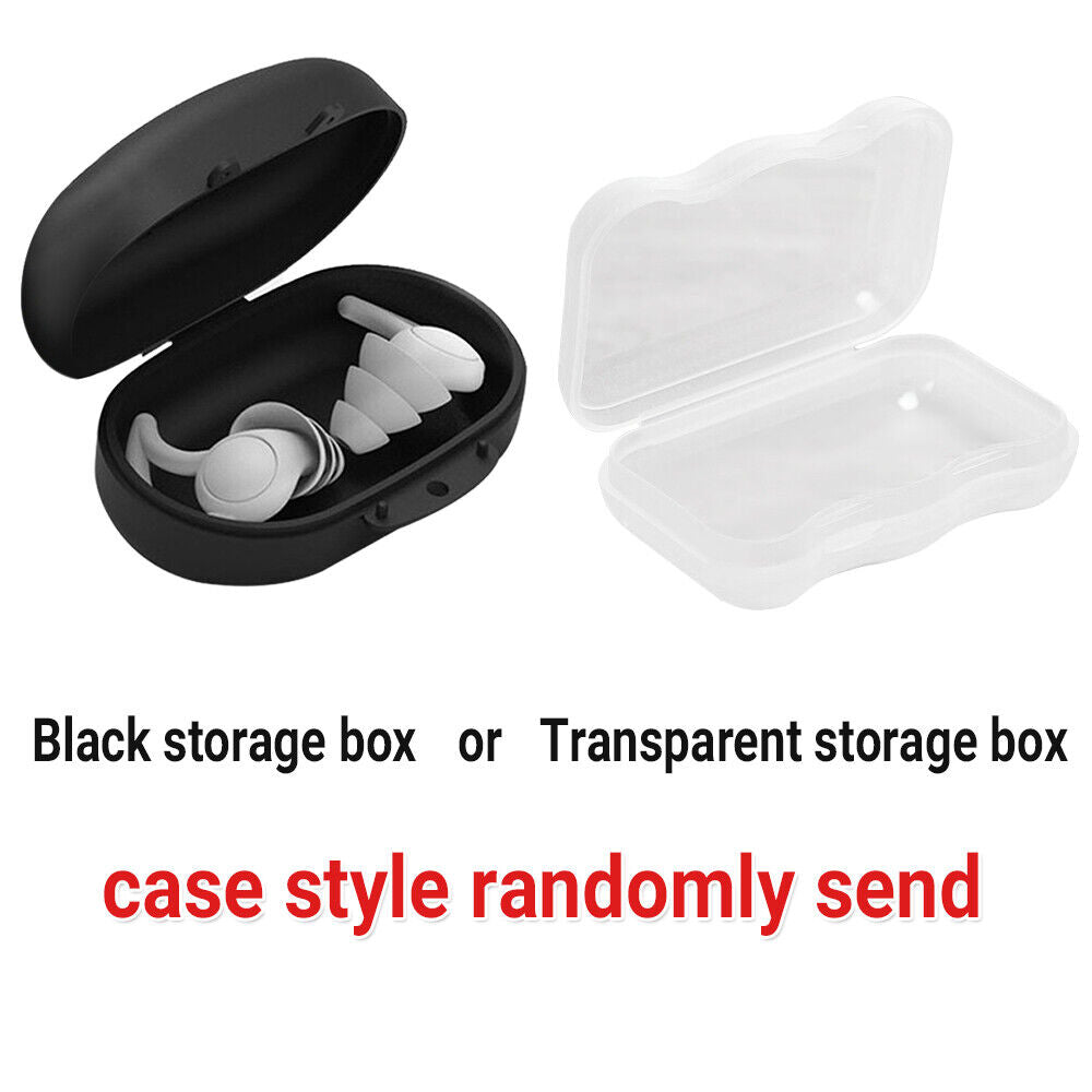 Soft Silicone 2 Layers Rhino Horn Ear Plugs Reusable Sleep Snore Noise Canceling