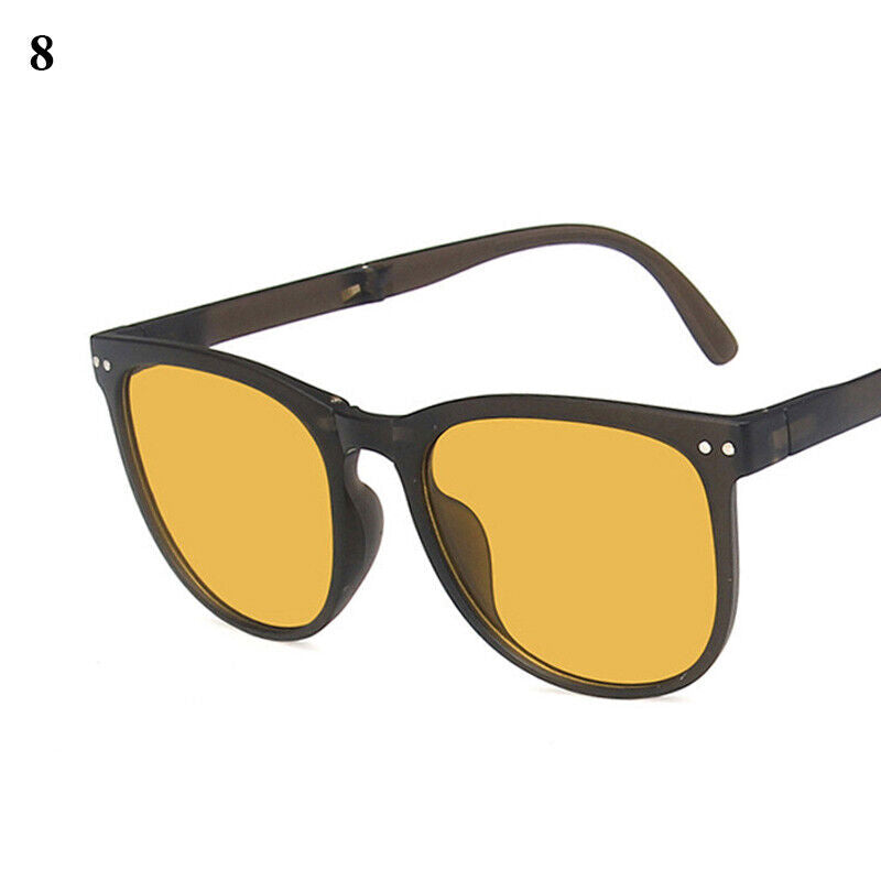 Women's Glasses Sunglasses Large Sunglass Folding Eyewear Glasses Case Portable