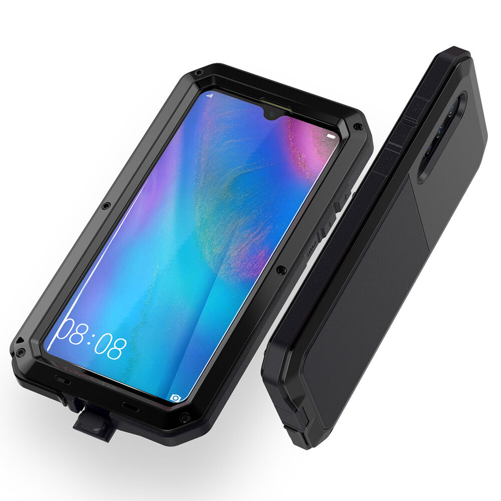 For Huawei P30 Case Rugged Aluminium Shockproof Heavy Duty Metal Hard Cover