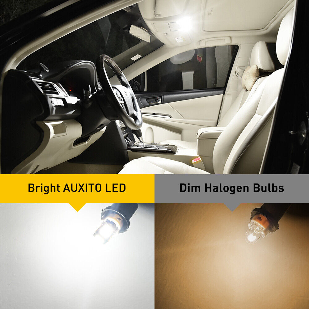 10pcs Canbus White 194 168 W5W T10 LED Car Parker Light Globe Bulbs 14smd 6500k