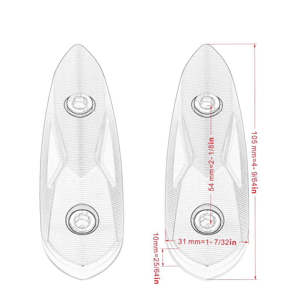 Mirror Block Off Base Plates Hole Cap For Yamaha YZF R15 V3 2017-2020 R3 13-20