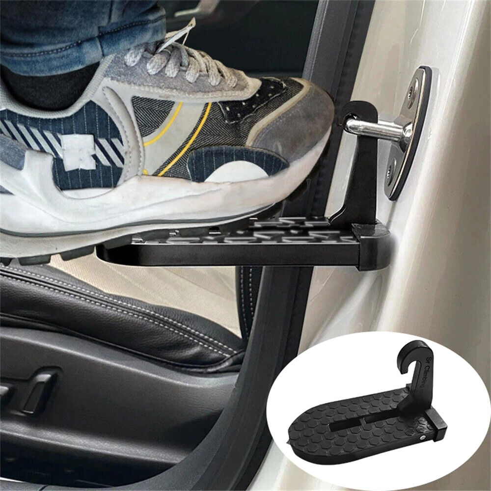 2xVehicle Access Roof Of Car Door Step Doorstep Rooftop Latch Pedal Hook Folding