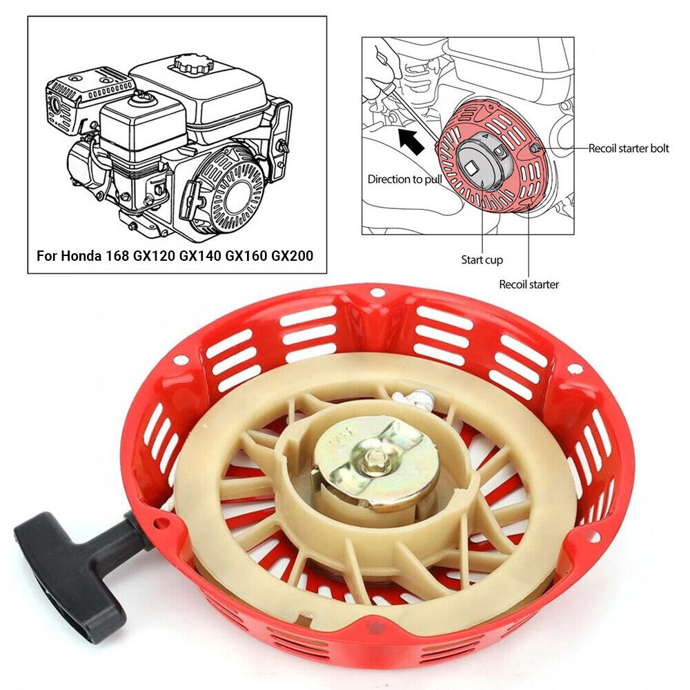 Pull Start Starter Recoil for Honda GX120 GX140 GX160 GX200 168 5.5HP 6.5HP