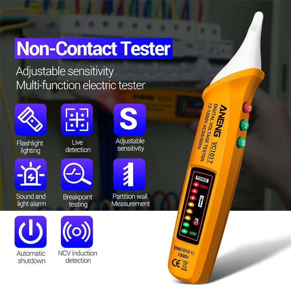 VC1017 Non-contact LED Electric Sensor Tester Pen Digital Voltage Meter Detec
