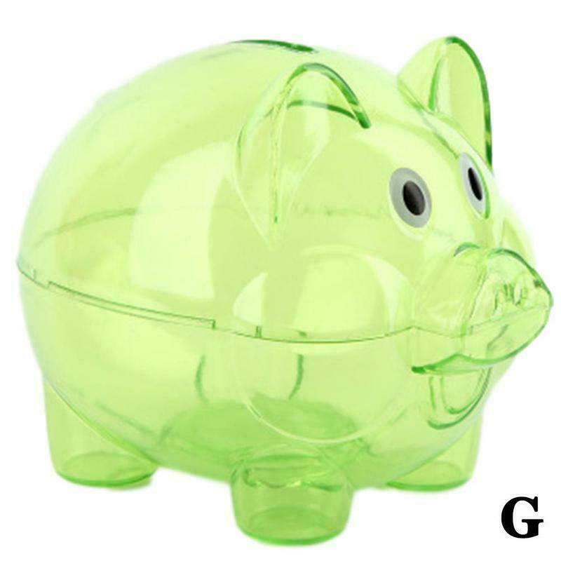 Piggy Bank Money Box Saving Cash Fun Gift Plastic quality high Pig Y0C1