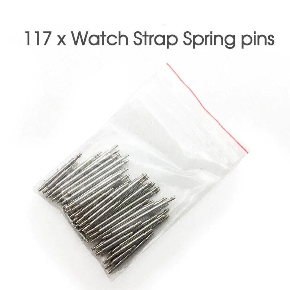 504pcs Watch Repair Tool Kit Back Case Opener Remover Spring Pin Bars Watchmaker