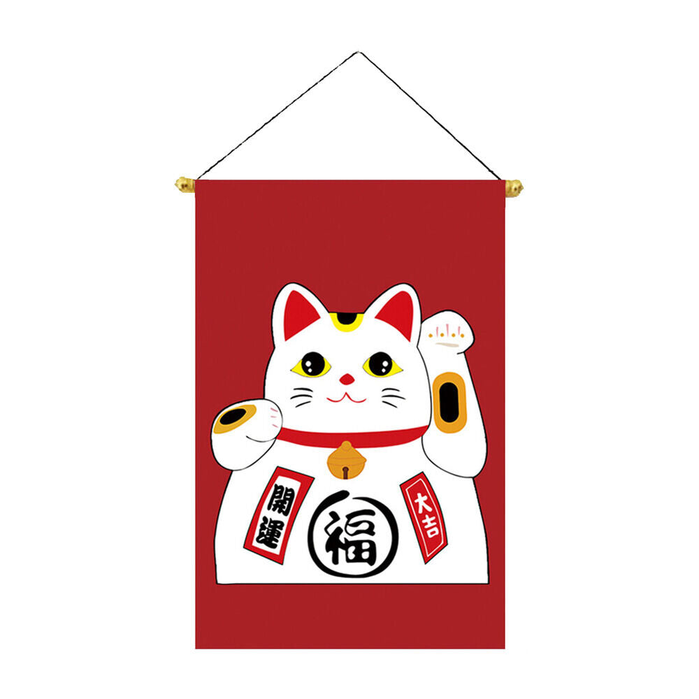 Lucky Cat Restaurant Colour Flag Oxford Hotel Banners Cute Exquisite House Decor