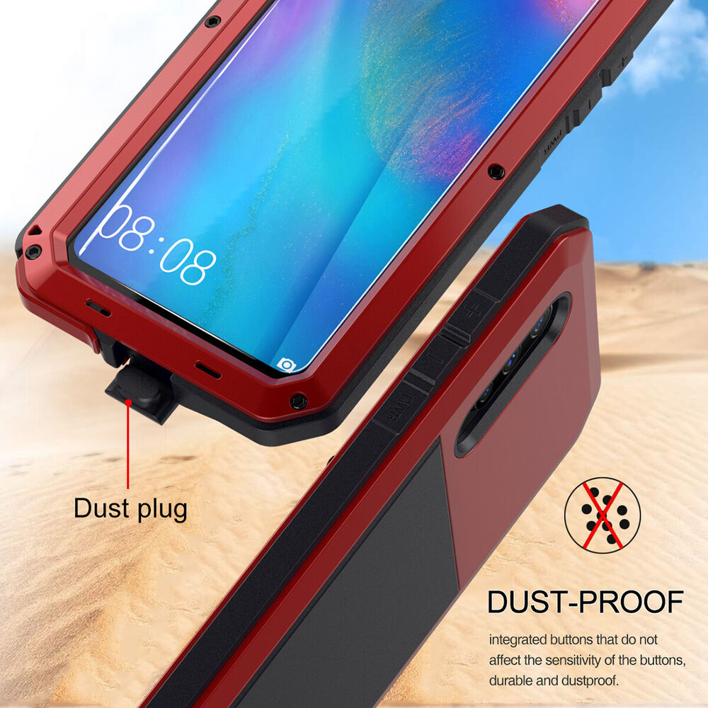 For Huawei P30 Case Rugged Aluminium Shockproof Heavy Duty Metal Hard Cover