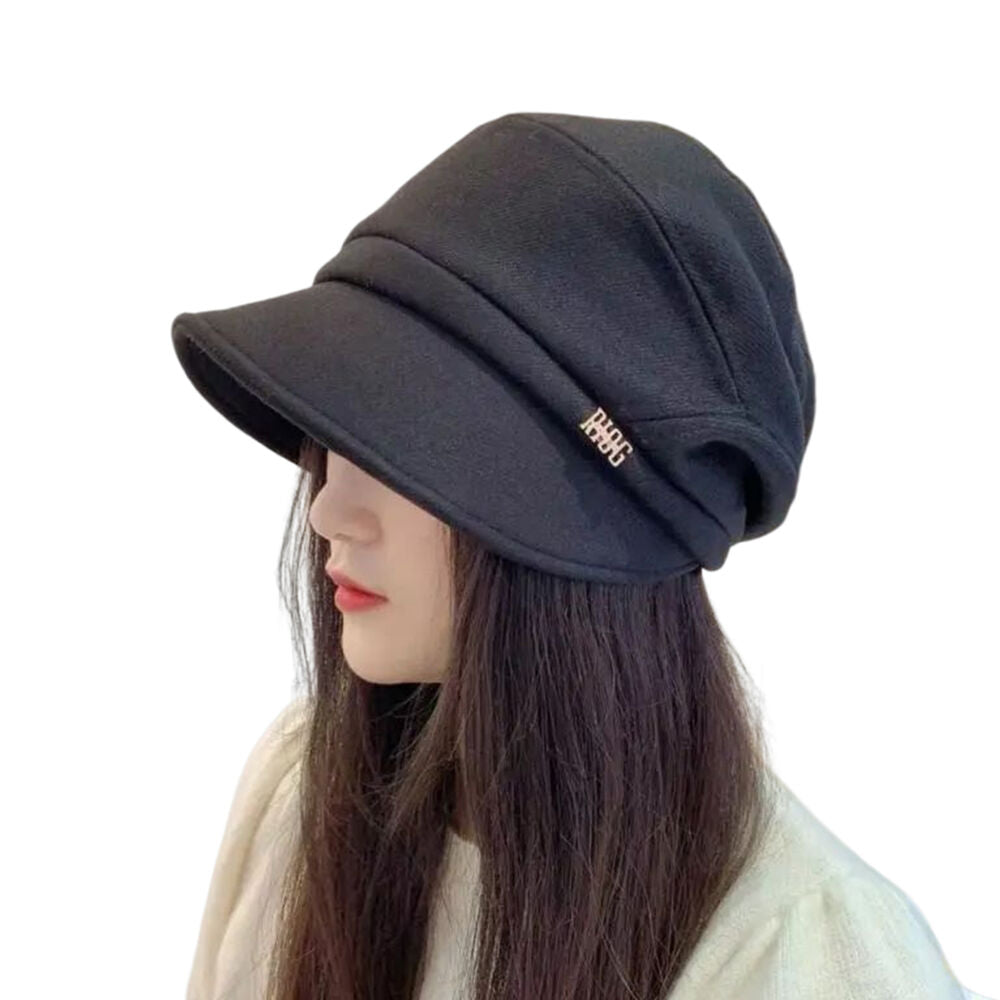 Women Visor Beret Hats Wind and Dust Proof Cotton Hat for Outdoor Fishing