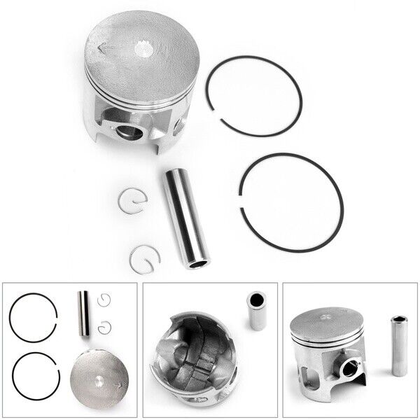 Piston 66mm Bore 69.5mm Height Rings Kit for Yamaha DT 175 YT175 STD Motorcycle