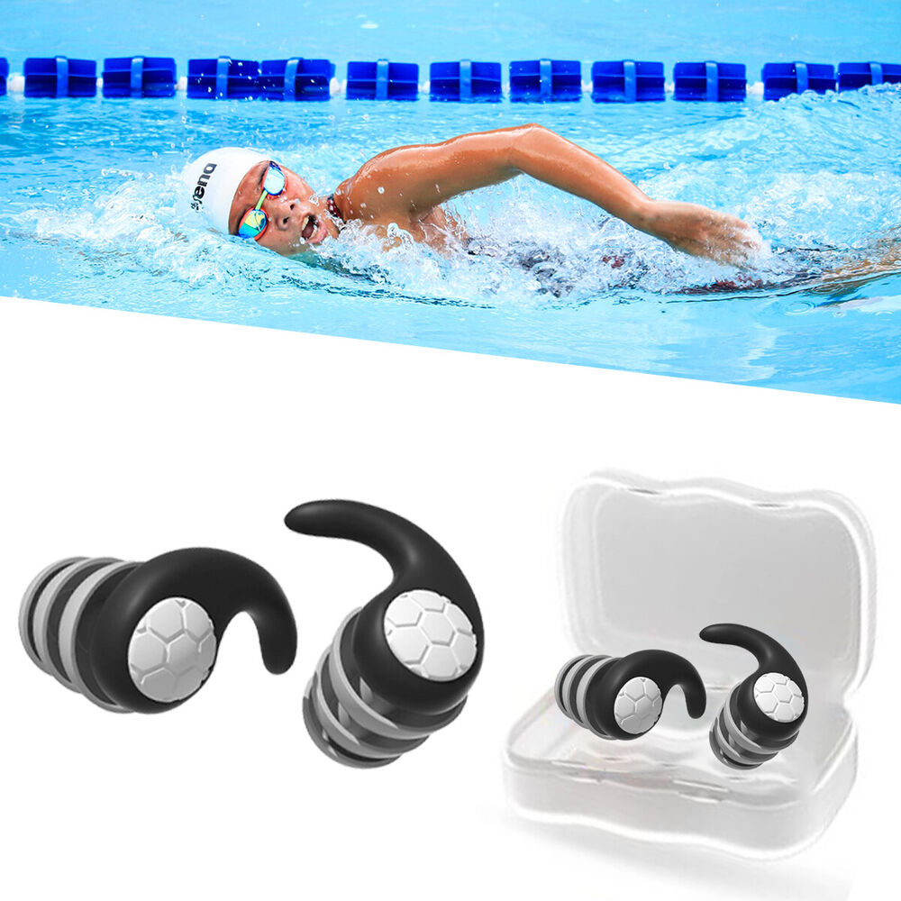 Noise Cancelling Ear Plugs 3 Layer Earplugs Up to 40dB Sleep Work Swimming