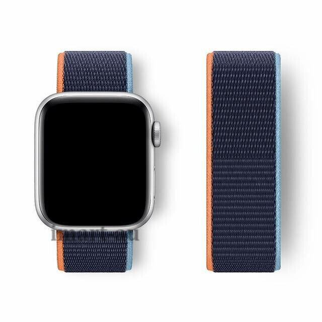 For Apple Watch Nylon Sports Band Strap Series 7 6 5 4 3 2 SE 38/40/41/42/44/45