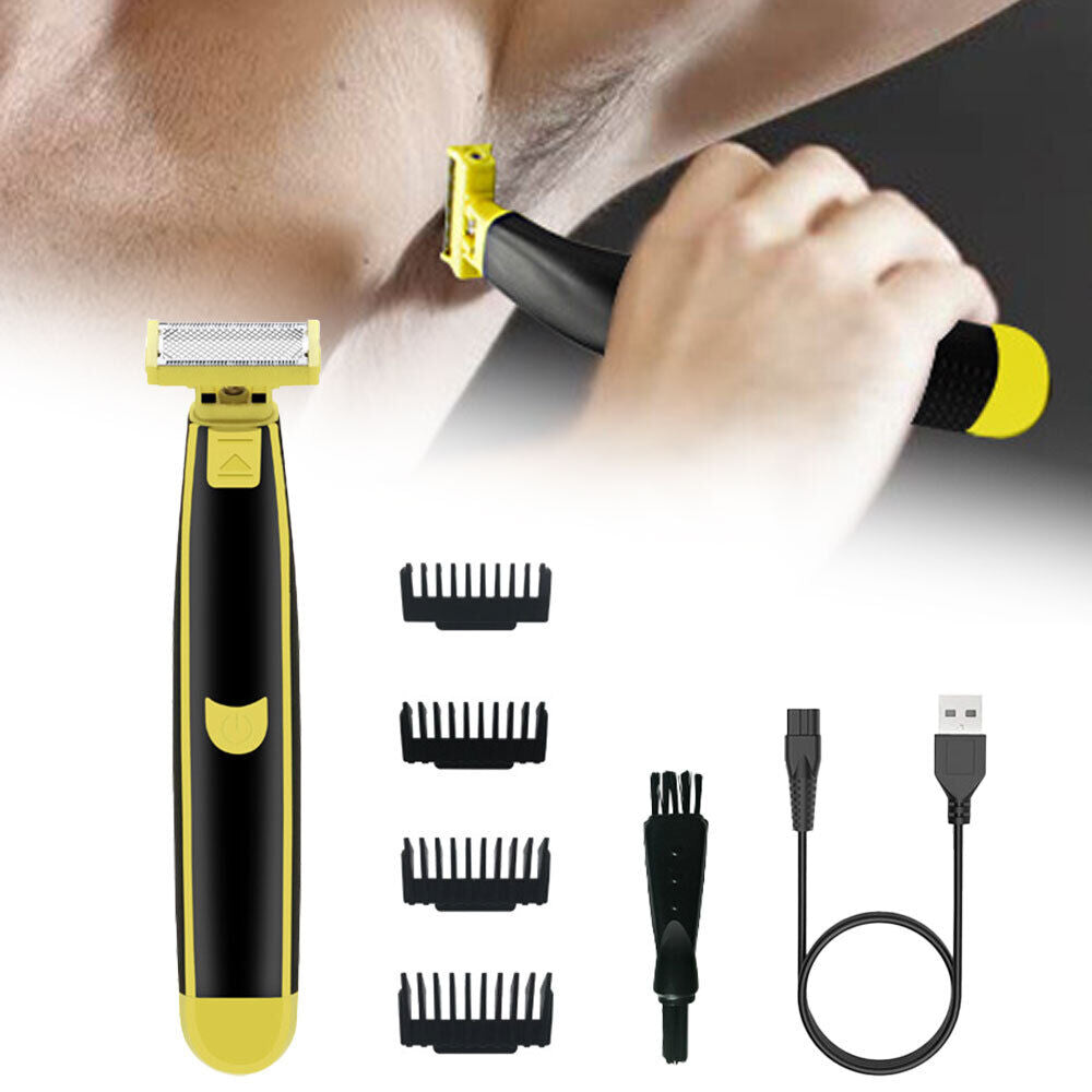 Wet and Dry Shaver Full Body Washed Men's Electric Shaver Rotary Facial Shave LR