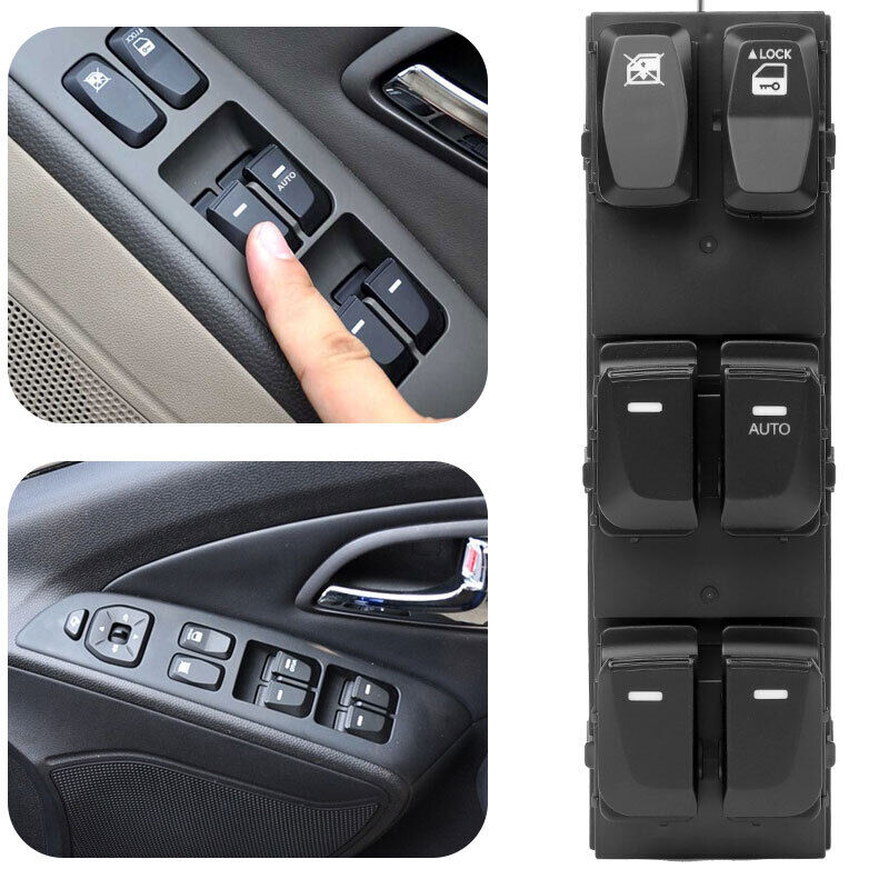 3X Power Window Control Switch Lifter For Hyundai IX35 2010-2017 93580-2Z000 RHD