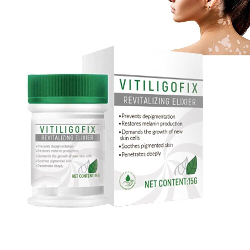 Vitiligo Fix Revitalize Elixir, Treatment Cream, Treat Vitiligo Soothing Cream