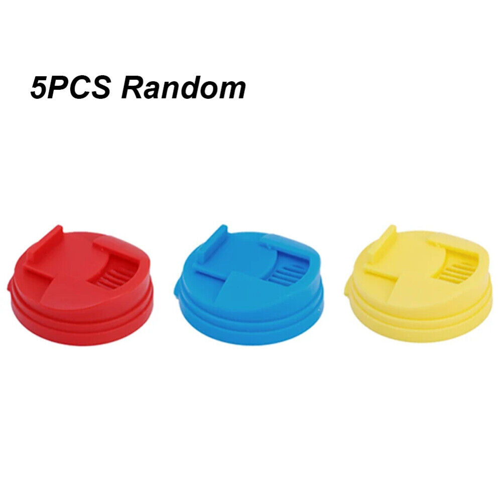 5X Beverage Can Lid Cap Soda Soft Drink Snaps Tops Cover Lock Sealer Protector