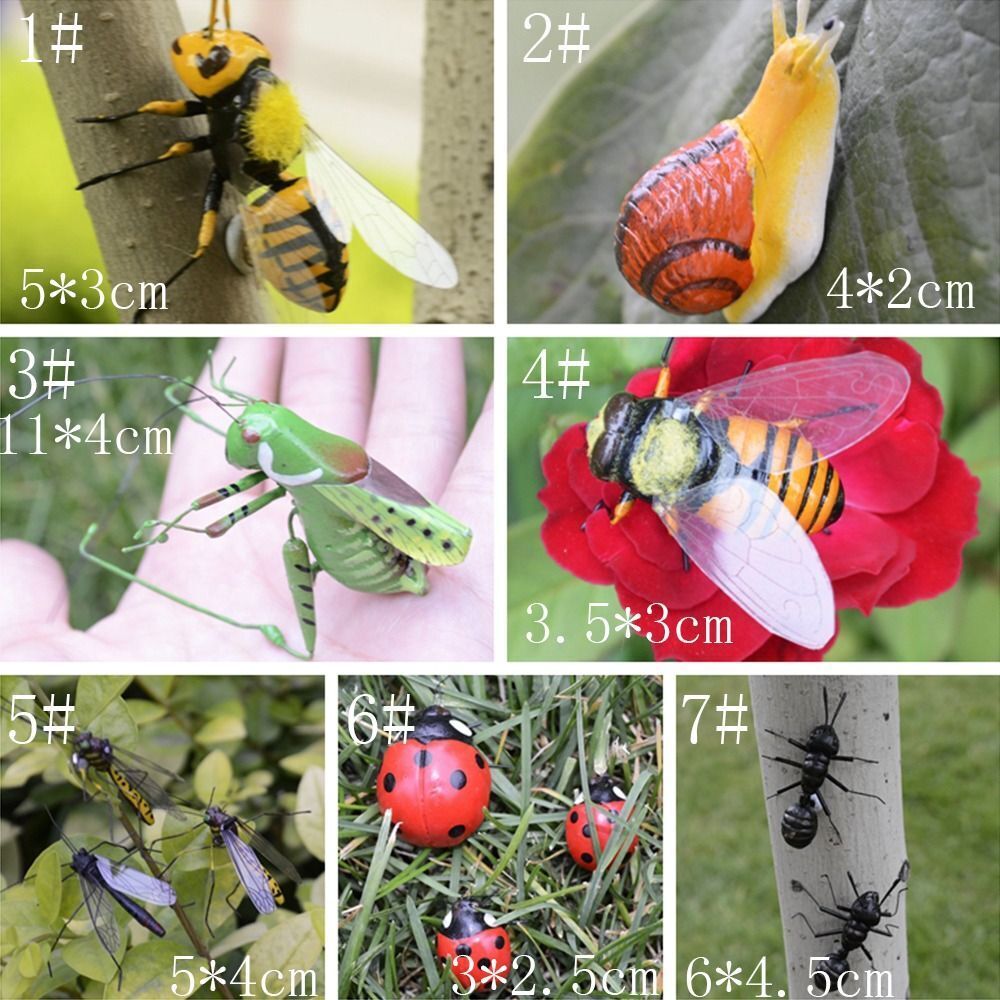 Outdoor Insect Fridge Magnet Lifelike High Imitation Insect Toy Home