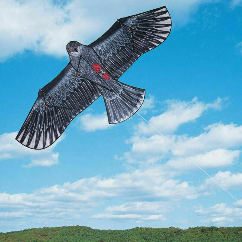 3D Flying Large Eagle Bird Kite Family Kids Outdoor Toy Sports Gift S5H2