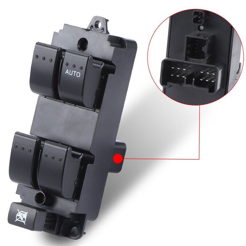 Right Driver Master Power Window Control Switch For Mazda 3 BK 4 Buttons 2004-09