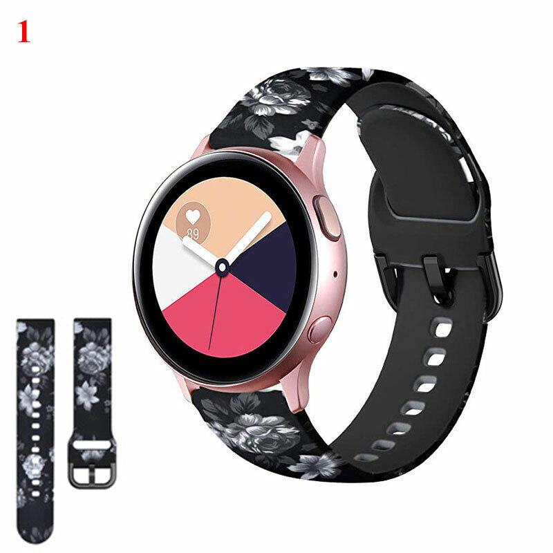 Silicone Sports Strap For Samsung Galaxy Watch Active2 40mm 44mm Wrist Band Belt