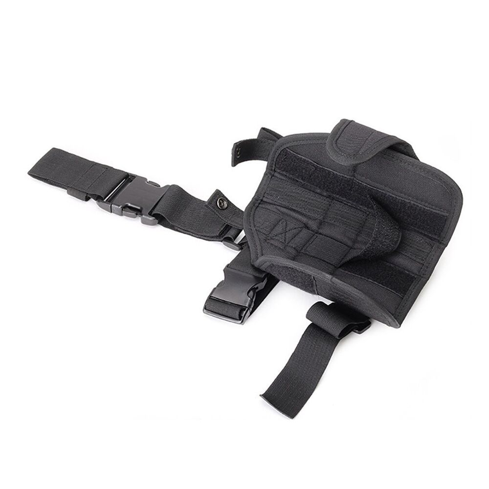 Military Sports Hunt Pistol Pouch Leg Tactical Thigh Holster Puttee Gun