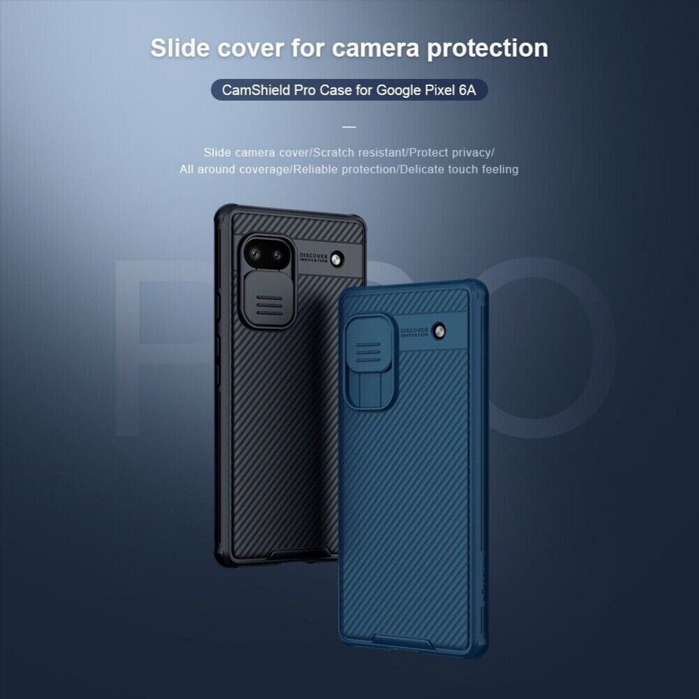 For Google Pixel 9 8 7 Pro 8A 6A Case Nillkin CamShield Back Camera Slide Cover