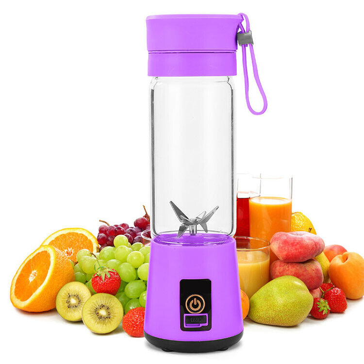 Rechargeable PORTABLE USB ELECTRIC FRUIT JUICER SMOOTHIE BLENDER TRAVEL BOTTLE