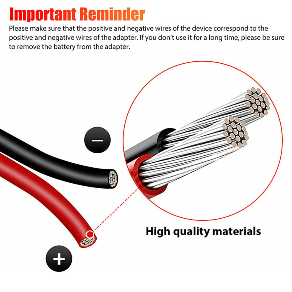 Battery Adapter For Milwaukee-10.8-12V M12 14 Gauge Dock Power Connector Robotic