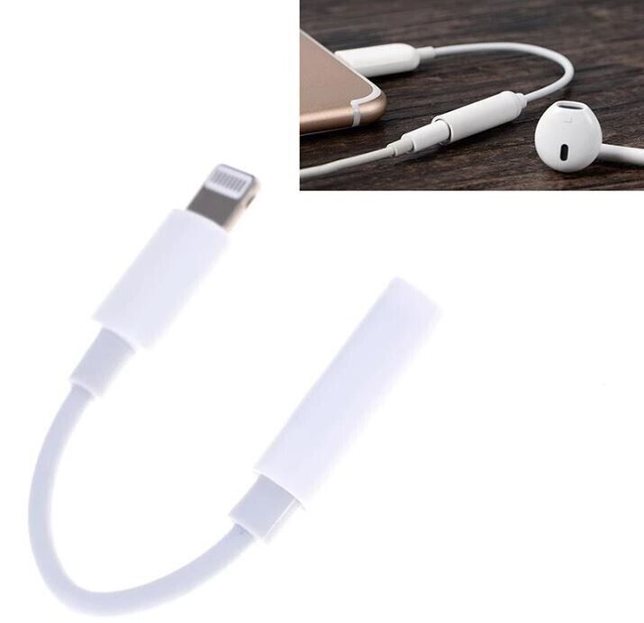 3.5mm To Headphone Adapter AUX Stereo Speaker Audio Cable For Apple iPhone Ipad