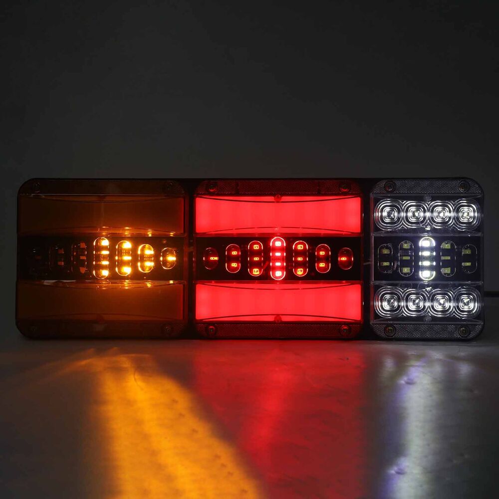 2X Trailer Ute Truck LED Tail Lights Stop Indicator rear LAMP LIGHT 236LEDS