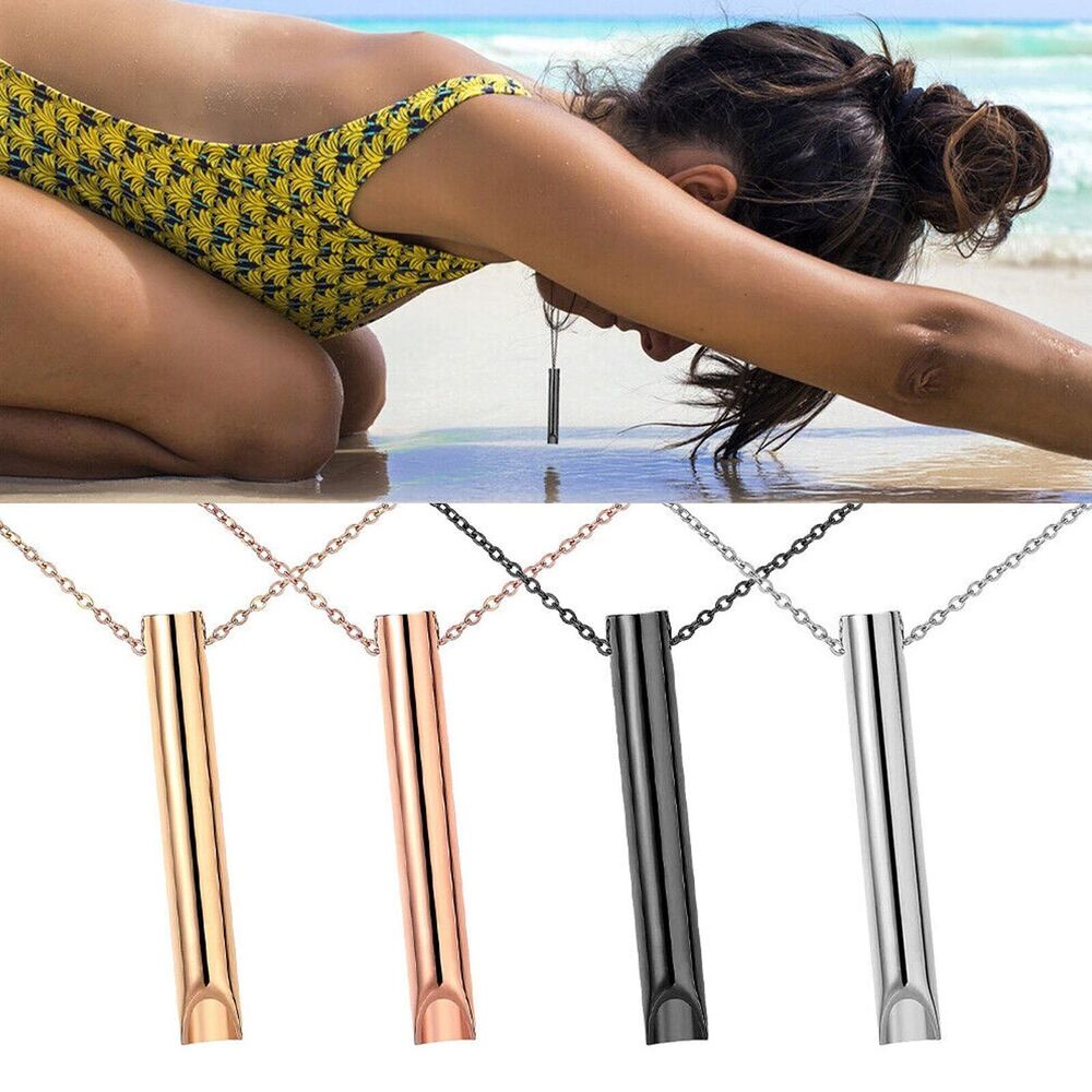 Necklace Stress Relief Necklaces The Breathlace Anxiety Reliever Quit Smoking