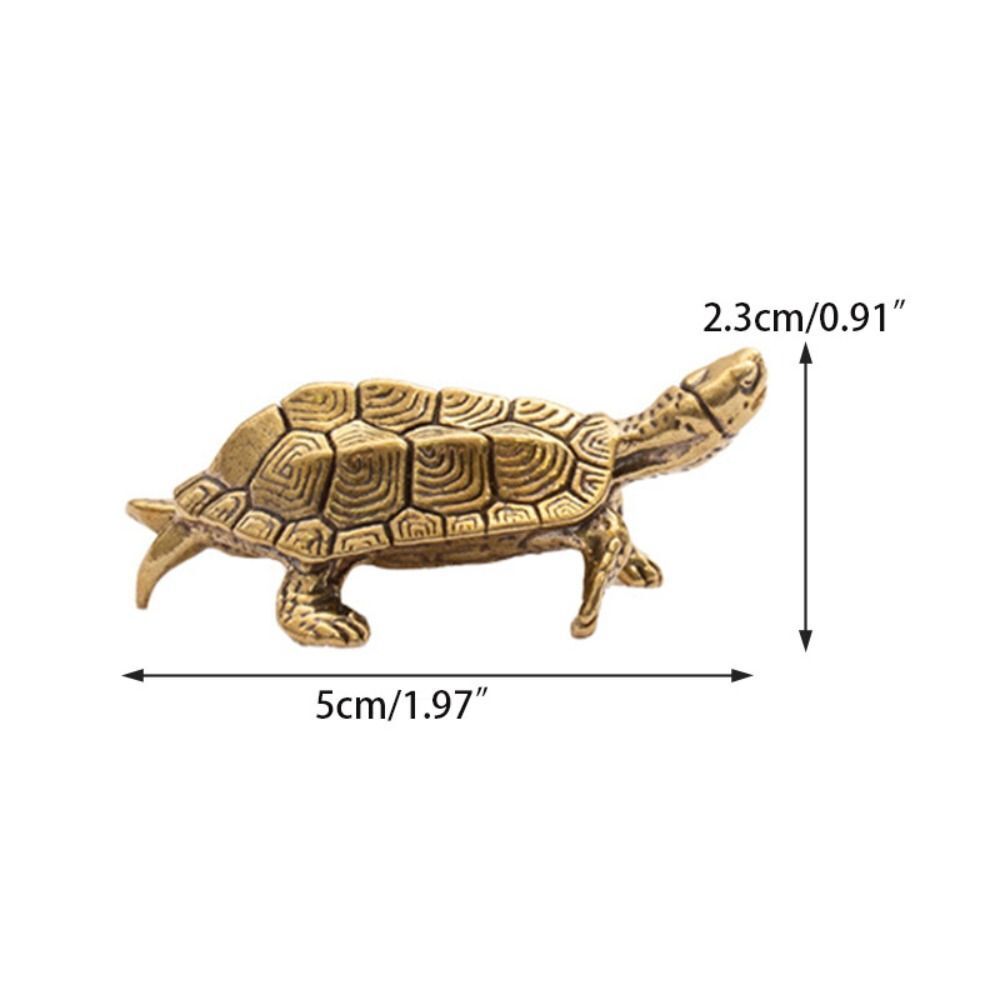 Turtle Tortoise Statue Turtle Figurines Brass Tortoise Desktop Ornaments