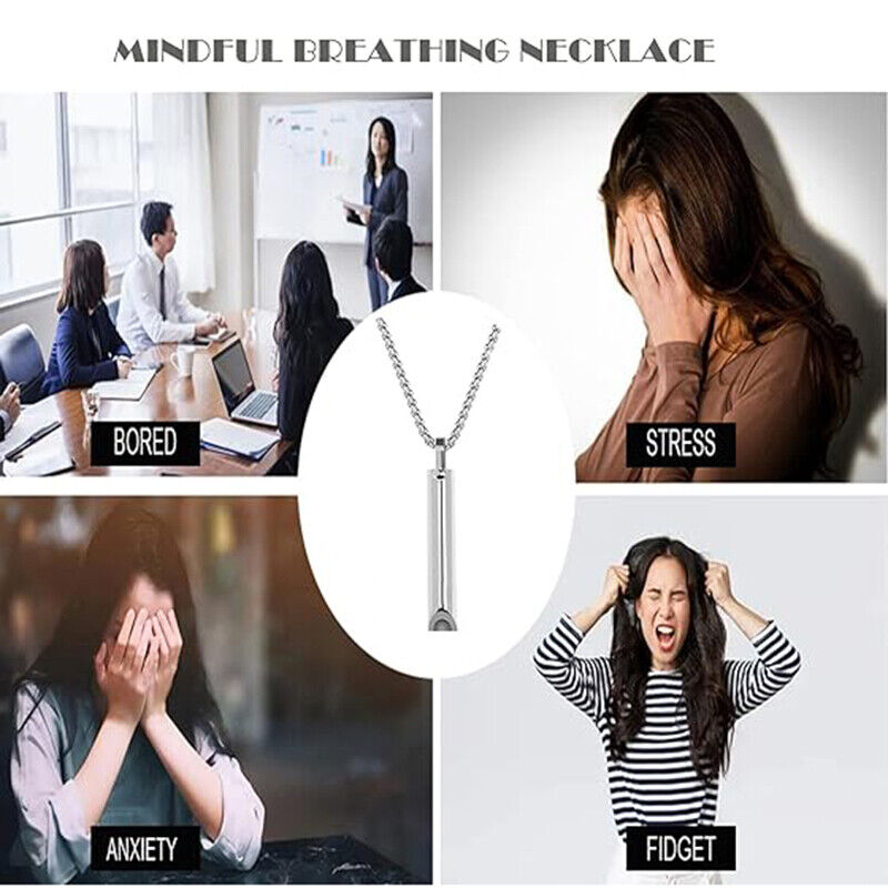 Necklace Stress Relief Necklaces The Breathlace Anxiety Reliever Quit Smoking