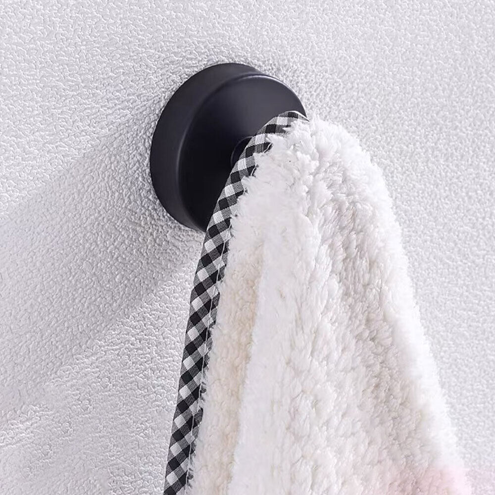 Home Hook Hanger Shower Towel Bathroom Kitchen Wall Cup Sucker Vacuum Suction LR