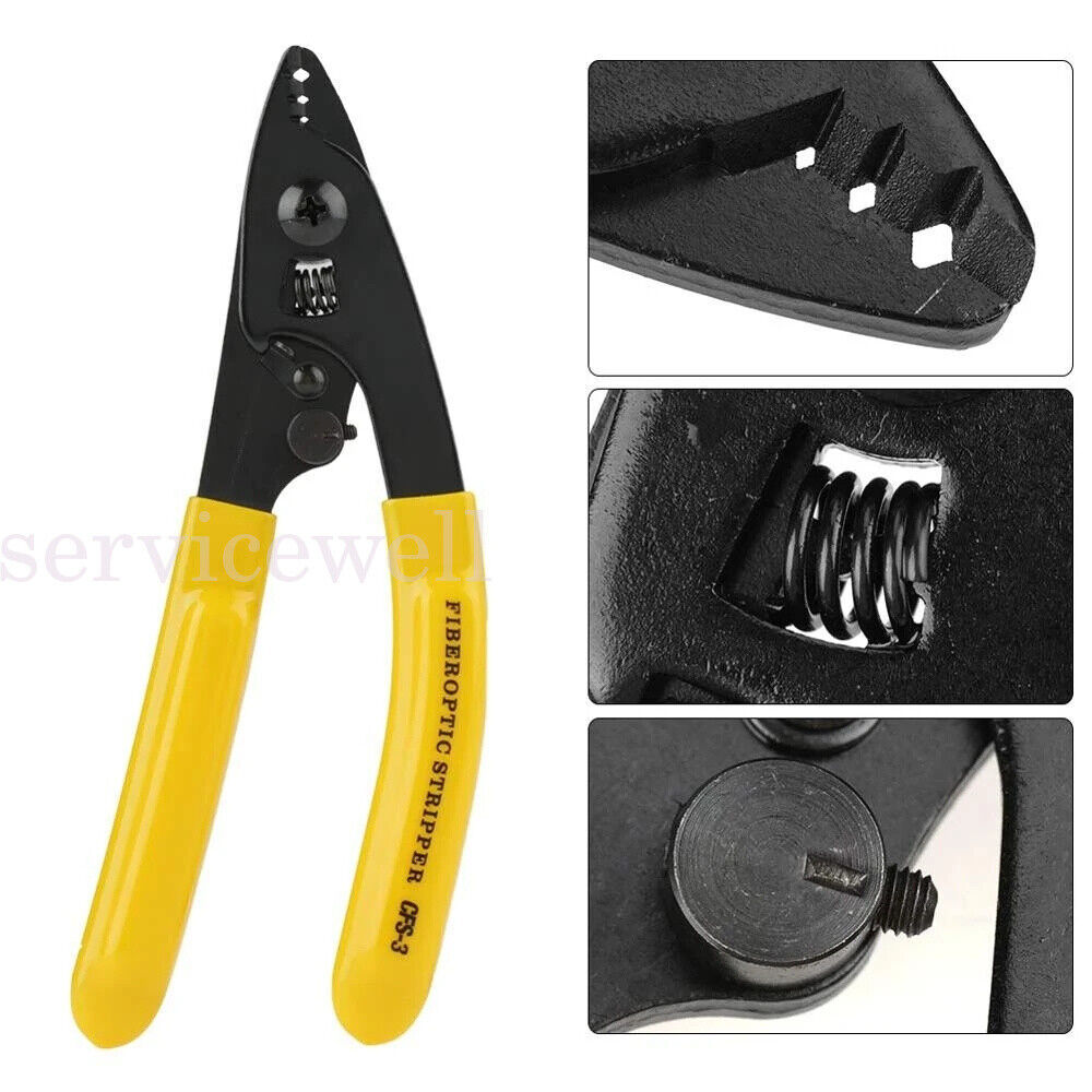 3-Hole Professional Fibre Optic Stripper Fiber Optic Stripper stripping pliers