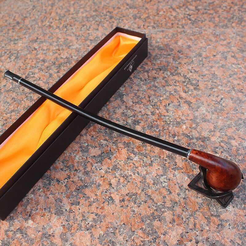 Long Wooden Wood Modern Tobacco Smoking Pipe Churchwarden Smoke Pipes