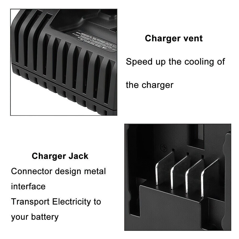 Battery Charger For Black & Decker BL2018 BL4018-XE Lithium-Ion BL1518