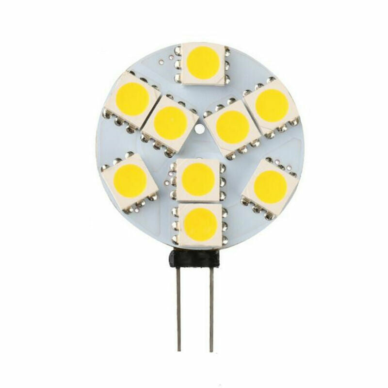 G4 5050 SMD 6/9/12 LED Car Boat Light Round Bulb Side-pins Lamp DC 12V