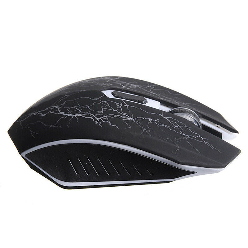 Wireless Gaming Mouse USB Optical Silent Rechargeable for Mac/PC/Laptop CS