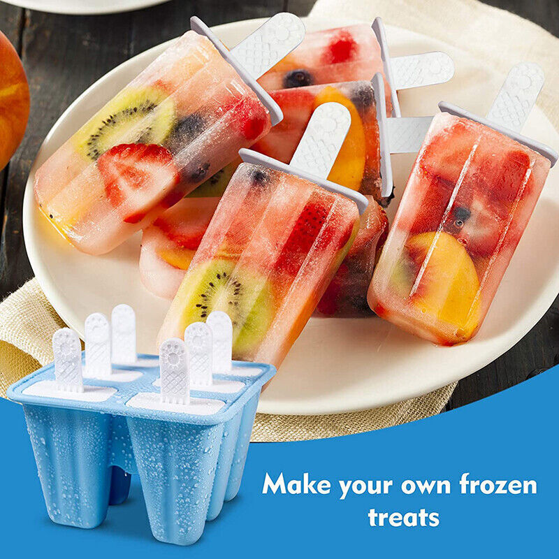 Silicone Ice Cream Mould Block Frozen Molds Icy Pole Jelly Popsicle