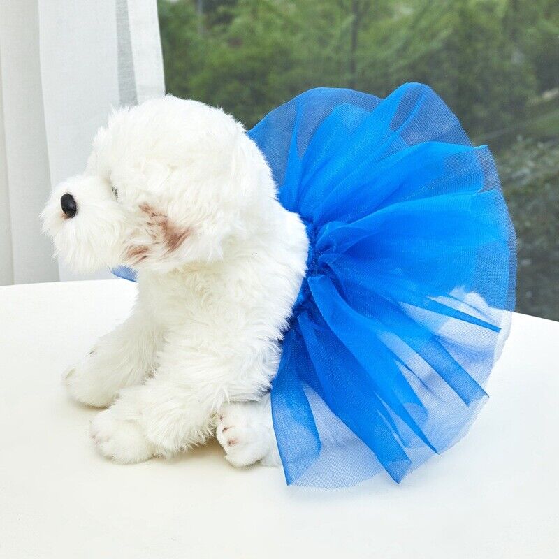 Tutu Skirt Princess Dress Dog Cats Cosplay Animals Jacket Small Pet Soft Clothes