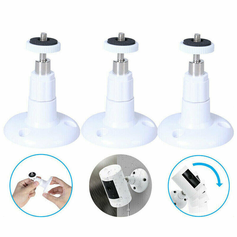 3pcs Plastic Wall Mount for Ring Stick Up Cam Wired/Battery HD Security Camera Holder