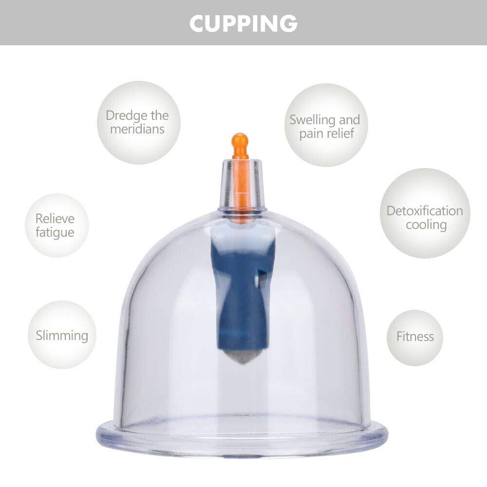 32 Cups Set Vacuum Cupping Suction Massager Kit Massage Acupuncture Pain Relief