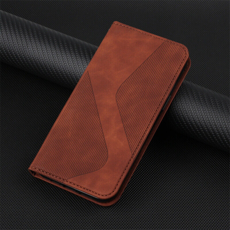 Matte Book Wallet Leather Flip Cover Case For iPhone 15 14 13 12 11 XR 7 8 Plus