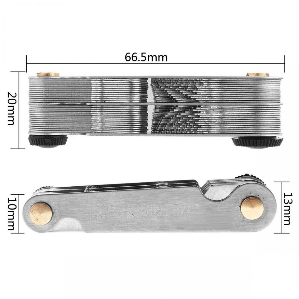 Screw Pitch Thread Gauge Blade 52pc for Measuring Imperial Inch Metric Nut&Bolts