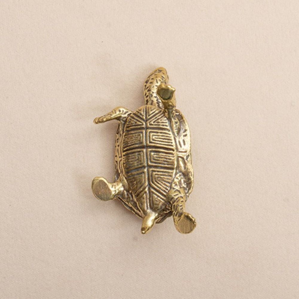 Turtle Tortoise Statue Turtle Figurines Brass Tortoise Desktop Ornaments