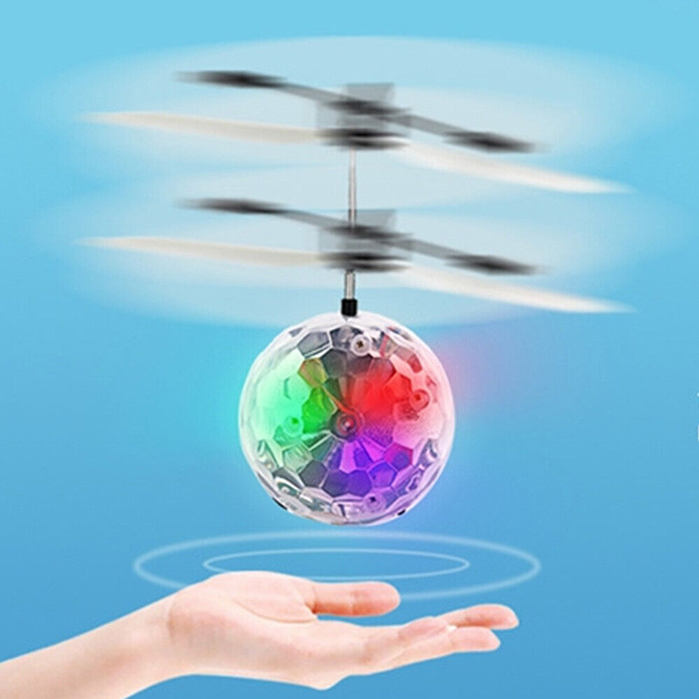 Infrared Sensor Hovering Induced Hand Floating LED Toy Saucer Flying Ball