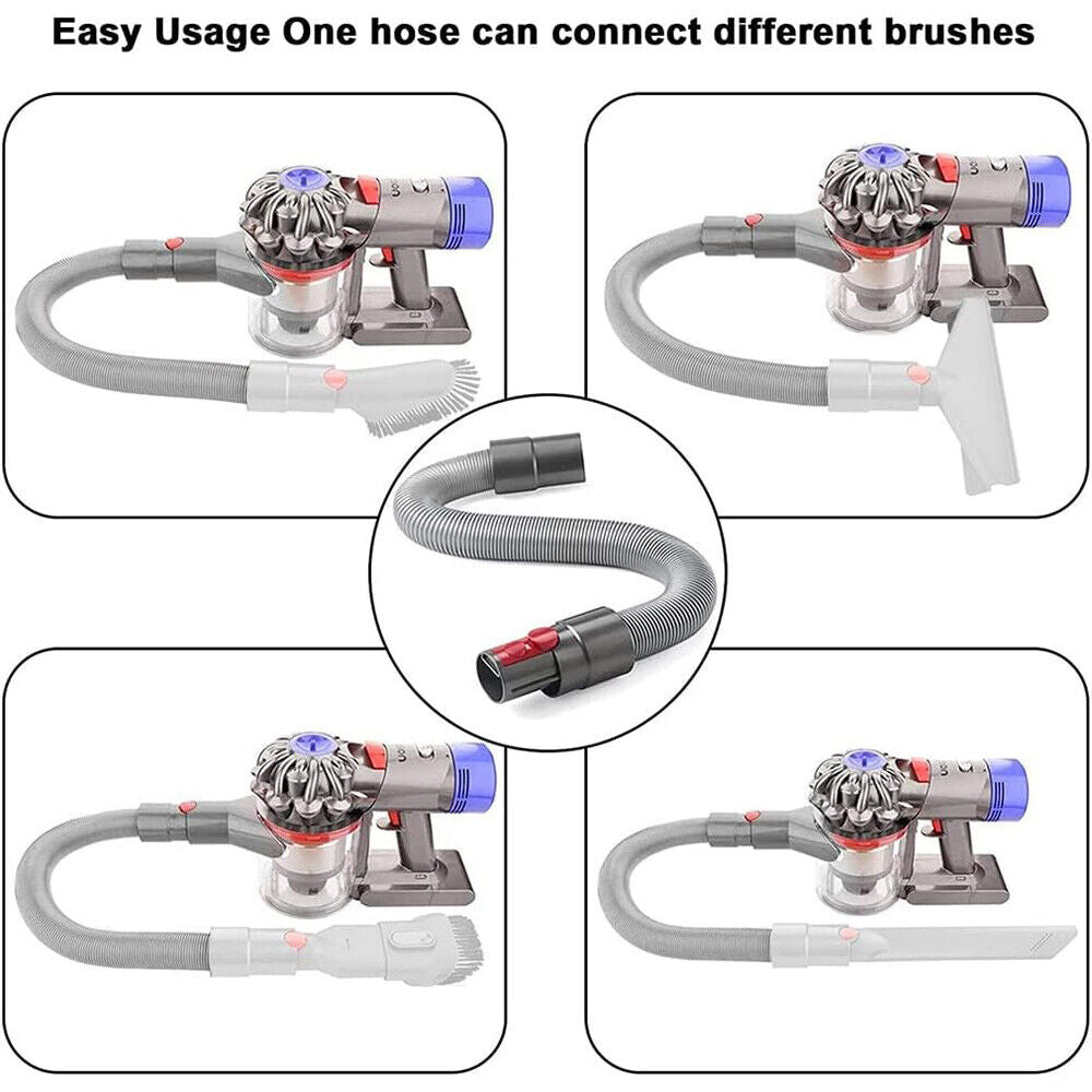 3Pcs Flexible Crevice Tool Extension Hose Attachment for Dyson V15 V11 V10 V8 V7