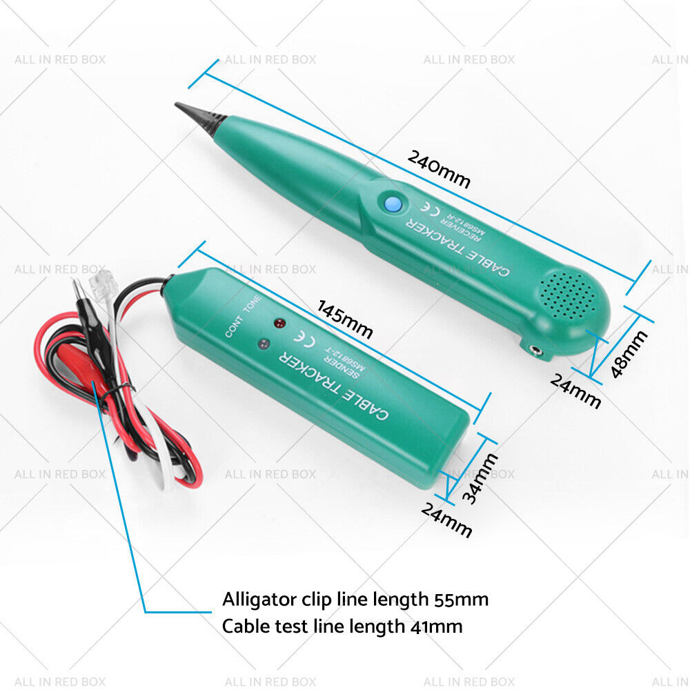 Wire Network Telephone Tracer Cable Finder Tone Generator Probe Tracker